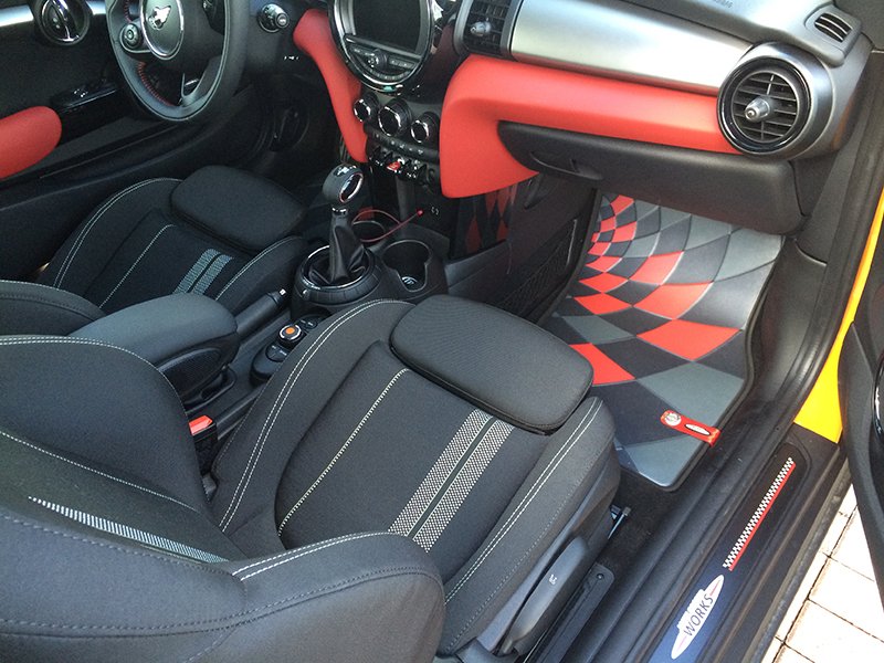 Fully Tailored 4 Piece Rubber Car Mat Set F56 BMW Mini 2014+