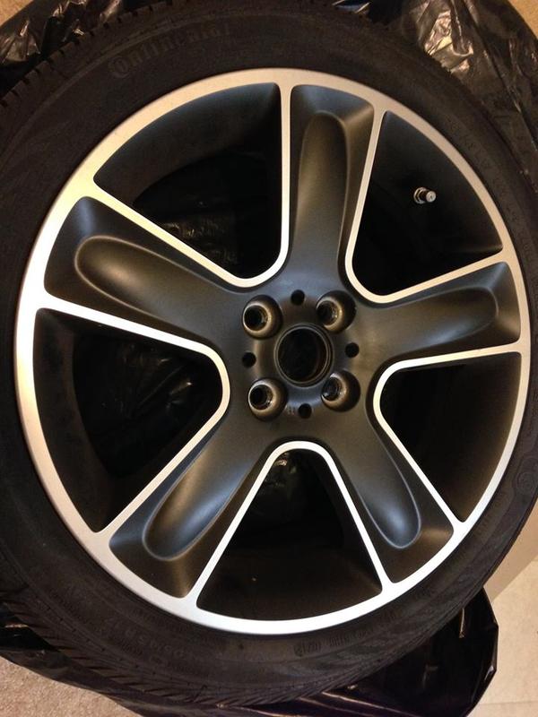 FS:: MINI Cooper 17" R111 Black Star Bullet Rims Wheel with Tires - North American Motoring