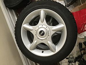 2 BMW MINI Cooper 16" OEM Wheels w/ Pirelli Sotto Zero 2 Winter Tires-img_0215.jpg