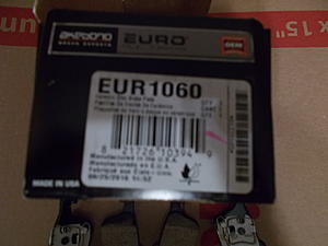 Akebono EUR1060 Rear Ceramic Pads for 2002 - 2008 MINI.-dscn0805.jpg