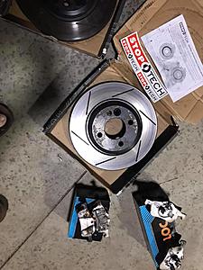 R53 Stoptech Slotted rotors nearly new-stoptech.jpg
