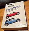 Bentley service manual, rear fog toggle switch, Mini Mania code reader, OEM car cover-1.jpg