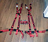 Red Schroth Quickfit MINI Racing Harness + Pads (Driver &amp; Passenger)-harness1.jpg