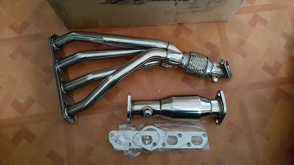 For 02-06 Mini Cooper R50 R53 Hatch 1.6 2PCS Stainless Steel Exhaust Header Kit
