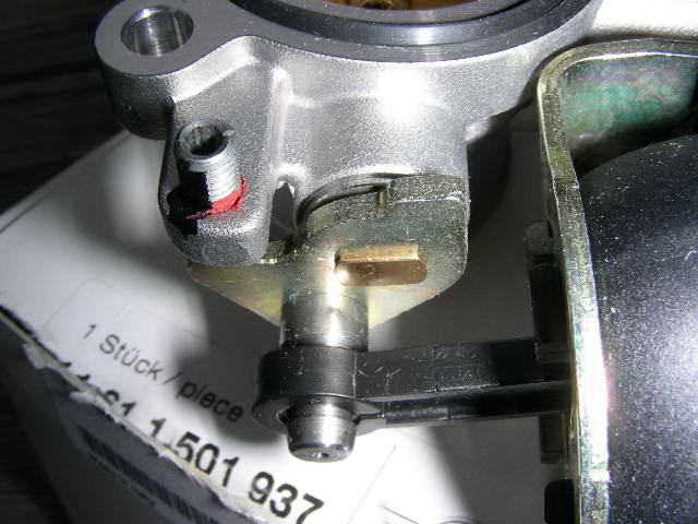 Supercharger bypass valve. 