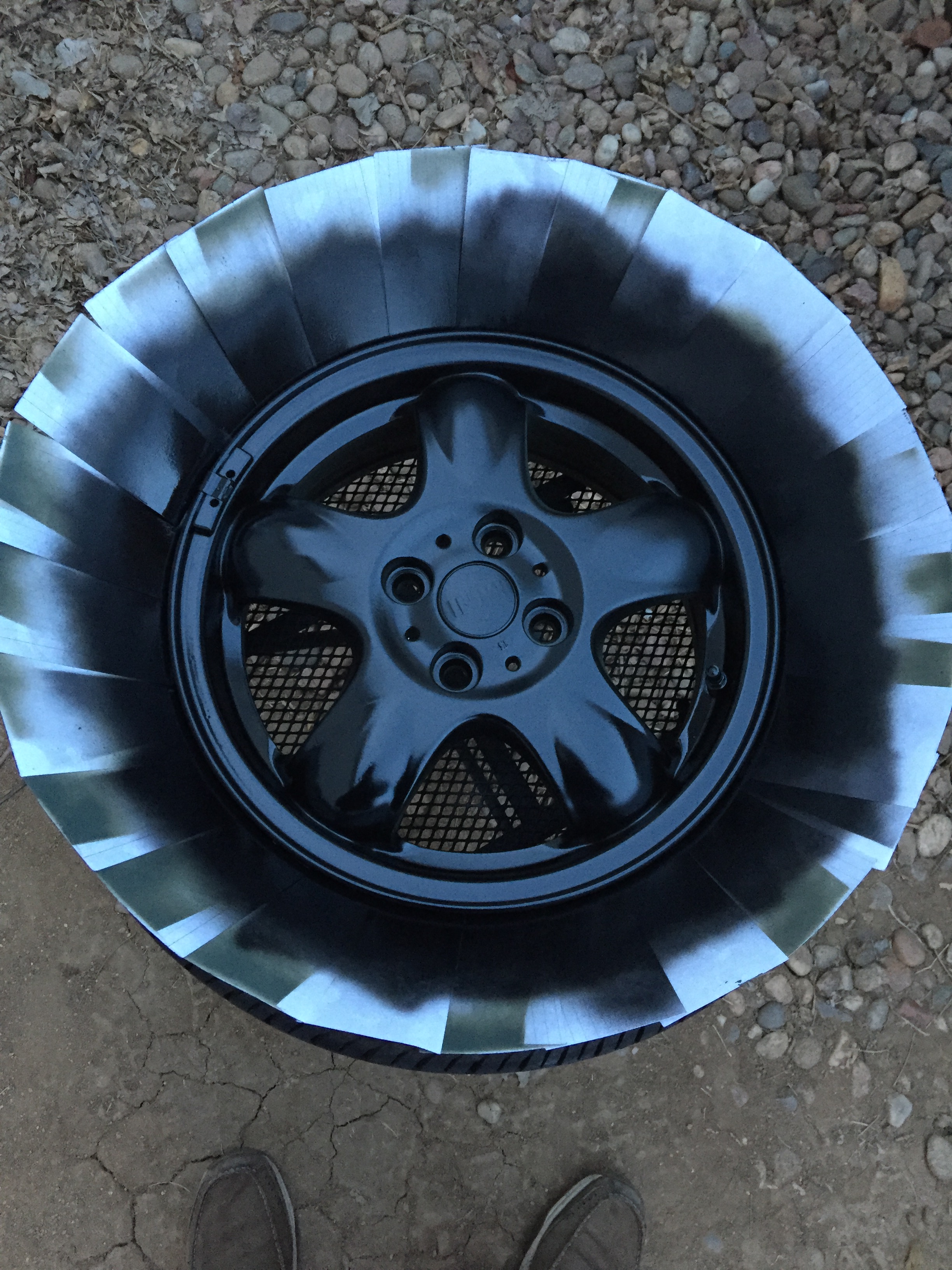 Painting OEM wheels North American Motoring